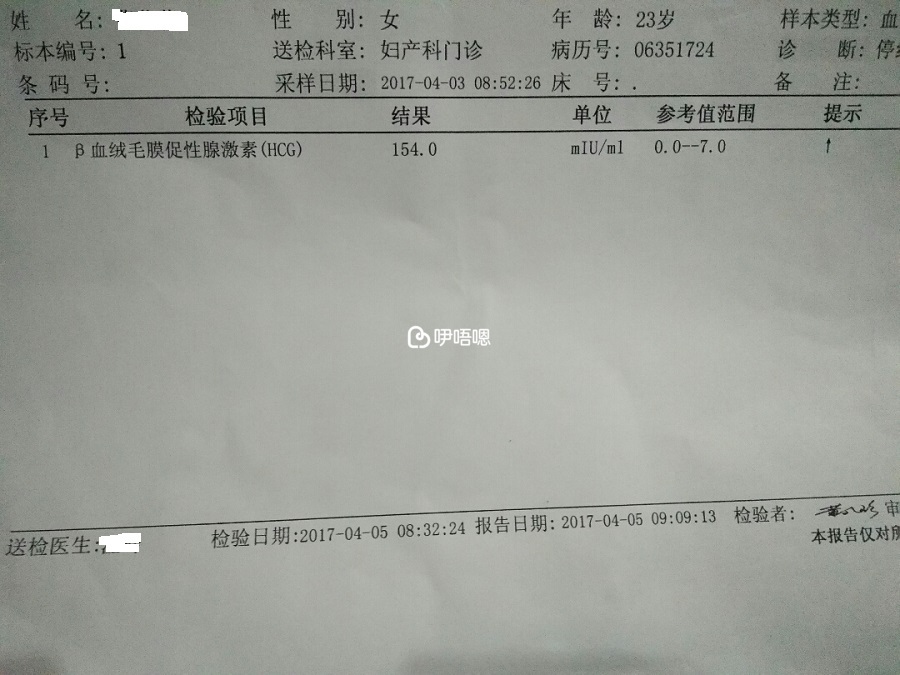 移植十天後hcg翻倍明顯成功懷孕
