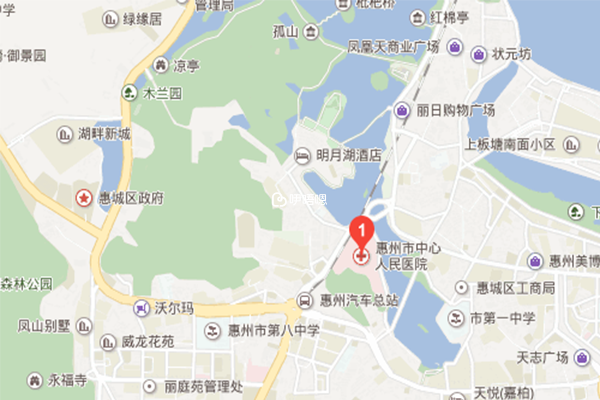 惠州市中心人民醫院地址