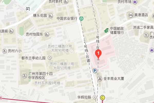 中山大學附屬第六醫院地址(百度地圖)