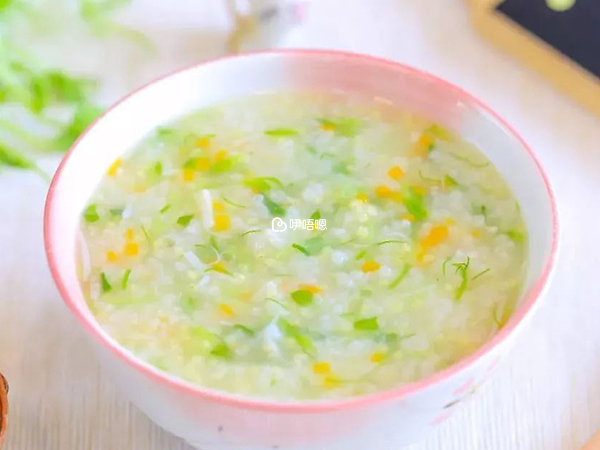 油菜蝦皮粥的做法